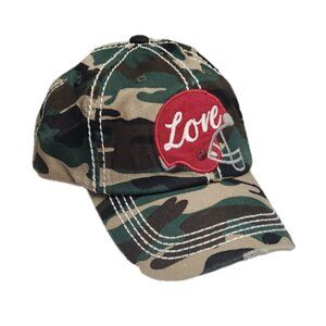Love Football Helmet Cap